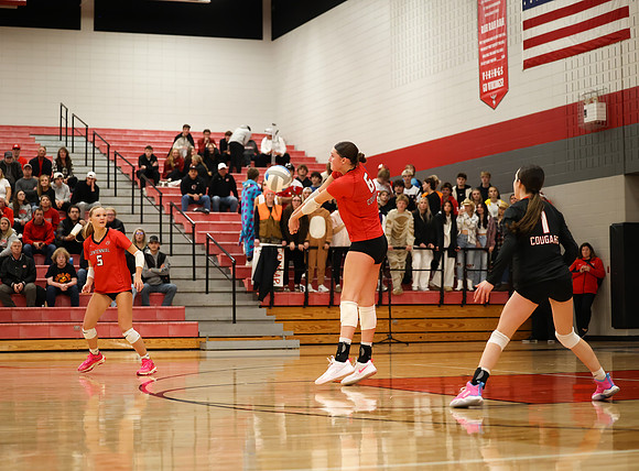 Centennial vs Anoka Girls Varsity Volleyball 225
