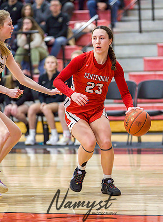 Centennial vs Andover Girls Varsity Basketball 092
