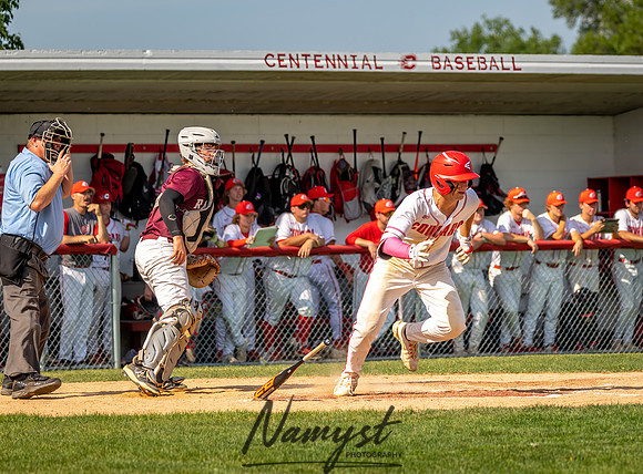Centennial vs Forest Lake Varsity Baseball 122