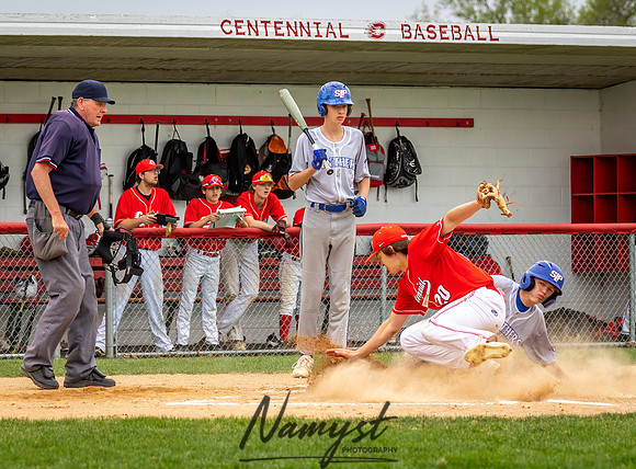 Centennial vs Spring Lake Park B Squad Baseball 56