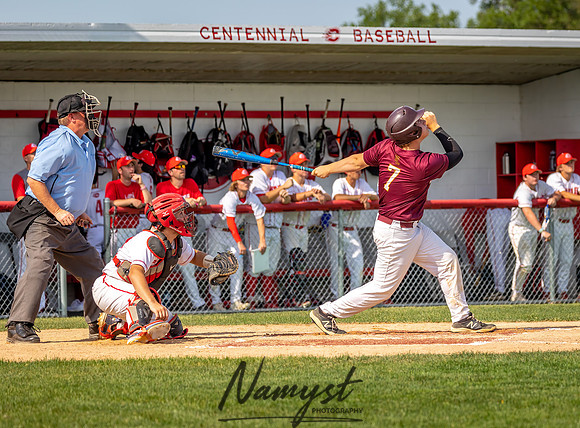 Centennial vs Forest Lake Varsity Baseball 78