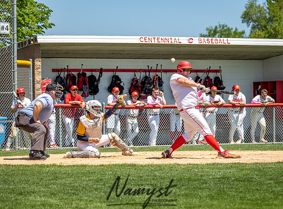 Centennial vs Mahtomedi Varsity Baseball 200
