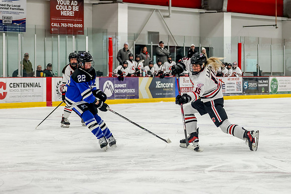 Centennial vs Roger Varsity Hockey 89
