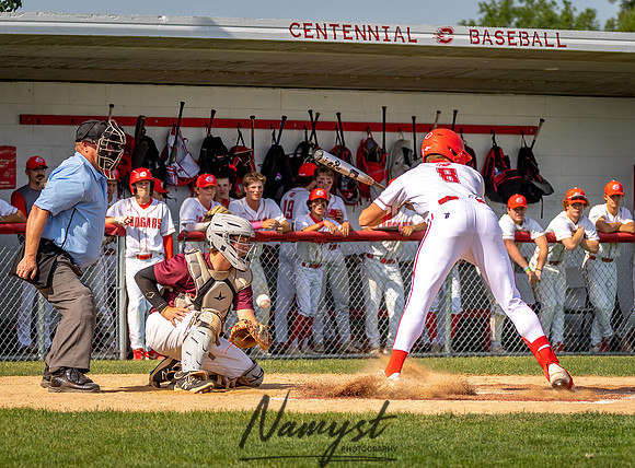 Centennial vs Forest Lake Varsity Baseball 89