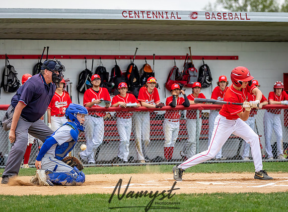Centennial vs Spring Lake Park B Squad Baseball 17