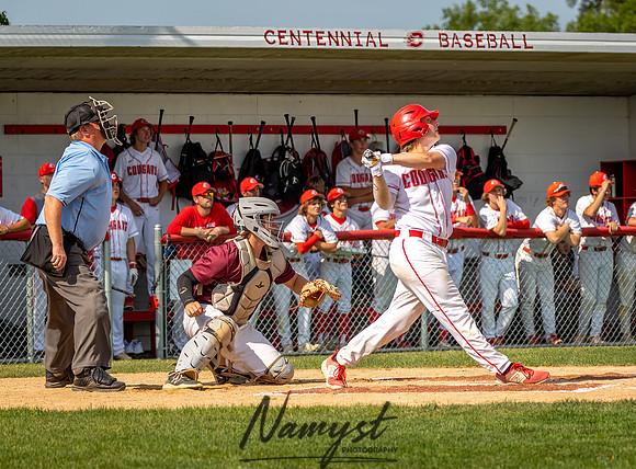 Centennial vs Forest Lake Varsity Baseball 62