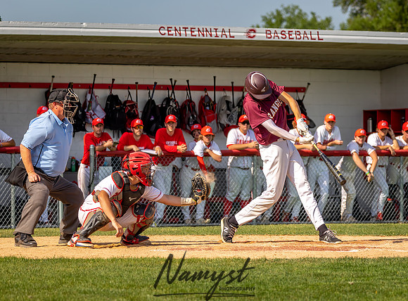 Centennial vs Forest Lake Varsity Baseball 129
