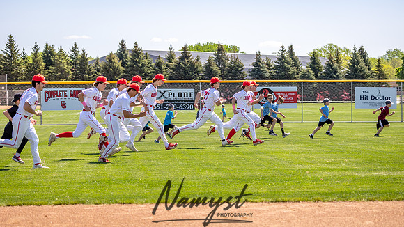 Centennial vs Mahtomedi Varsity Baseball 9