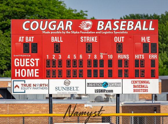 Centennial vs Forest Lake Varsity Baseball 275