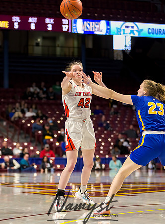 Centennial vs STMA Girls Basketball - State Tournament 191
