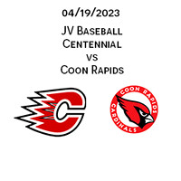 2023 04 19 Centennial vs Coon Rapids JV