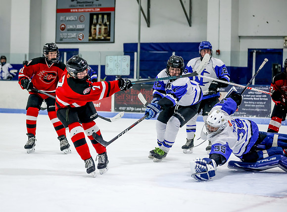 Centennial vs Cambridge Isanti Hockey 89