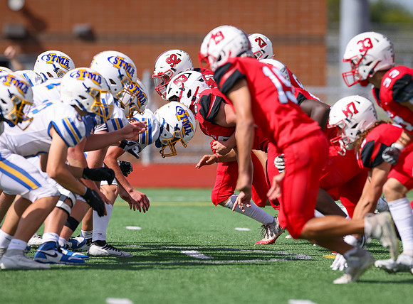 Centennial vs STMA JV Football 322