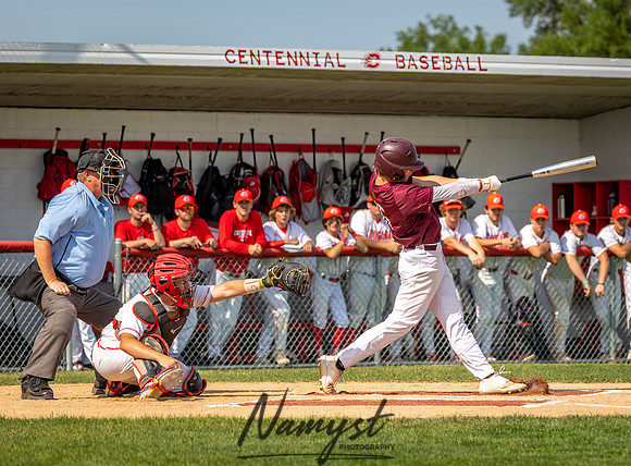 Centennial vs Forest Lake Varsity Baseball 28