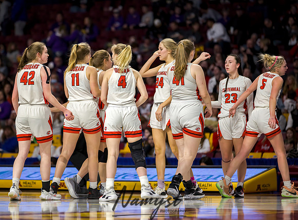 Centennial vs STMA Girls Basketball - State Tournament 263