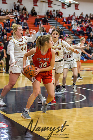Centennial vs Maple Grove Girls Varsity Basketball 060