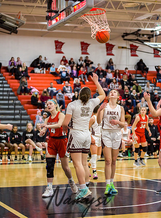 Centennial vs Anoka Girls Varsity Basketball 093