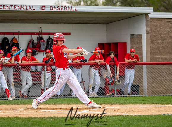Centennial vs Spring Lake Park B Squad Baseball 42