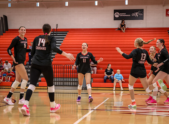 Centennial vs Mounds View Girls Varsity Volleyball 76