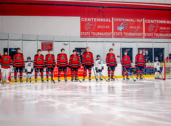 Chisago vs Rogers Varsity Hockey 7