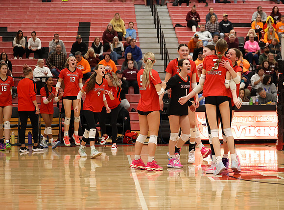 Centennial vs Anoka Girls Varsity Volleyball 284