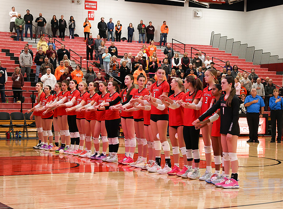Centennial vs Anoka Girls Varsity Volleyball 33