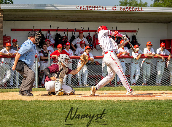 Centennial vs Forest Lake Varsity Baseball 43