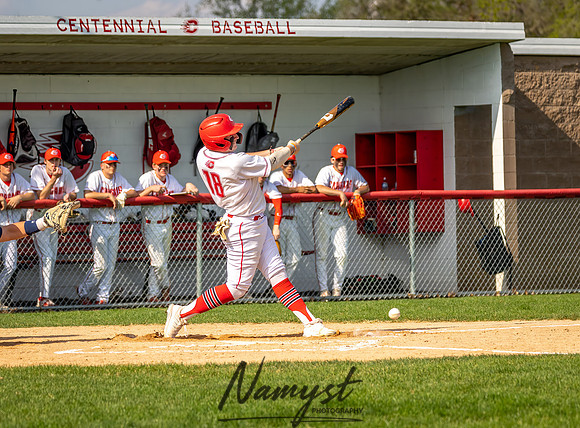 Centennial vs St. Thomas Academy JV Baseball 45
