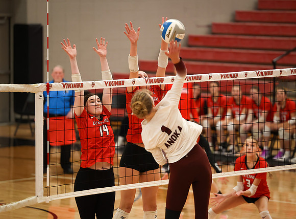 Centennial vs Anoka Girls Varsity Volleyball 320
