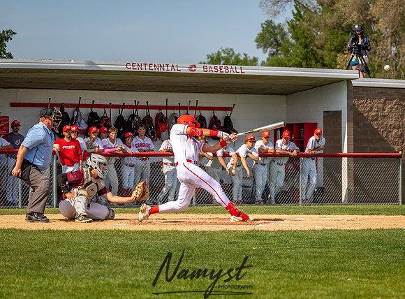 Centennial vs Forest Lake Varsity Baseball 90