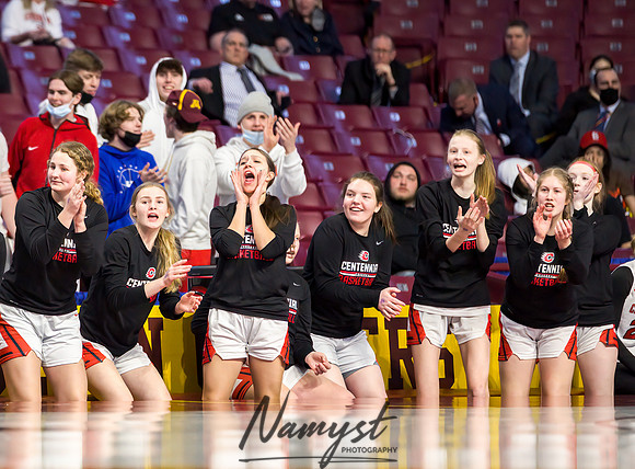 Centennial vs STMA Girls Basketball - State Tournament 032