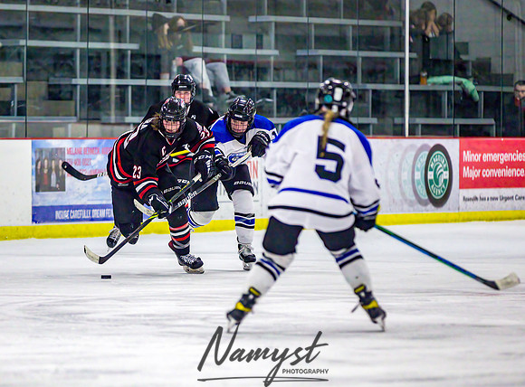 Centennial-Spring Lake Park vs Rogers Girls Varsity Hockey 370