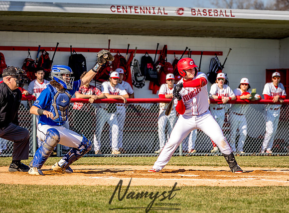Centennial vs Rogers Varsity Baseball 158