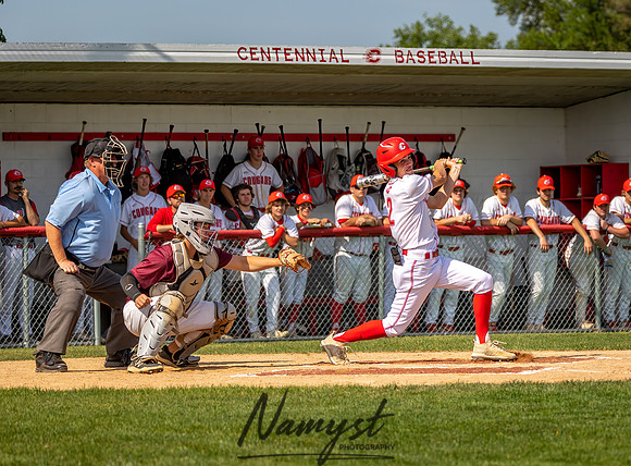 Centennial vs Forest Lake Varsity Baseball 47