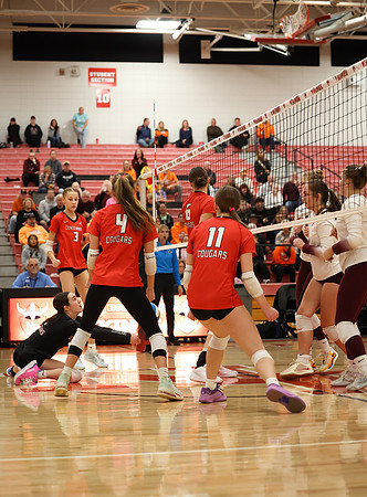 Centennial vs Anoka Girls Varsity Volleyball 138