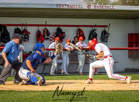 Centennial vs St. Thomas Academy JV Baseball 71