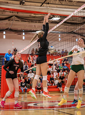 Centennial vs Mounds View Girls Varsity Volleyball 90