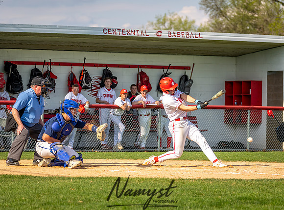 Centennial vs St. Thomas Academy JV Baseball 73