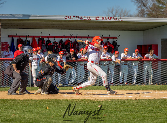 Centennial vs Elk River Varsity Baseball 86