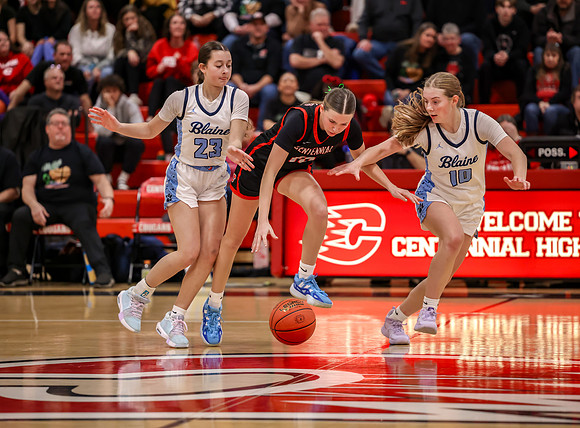 Centennial vs Blaine Girls Varsity Basketball 306