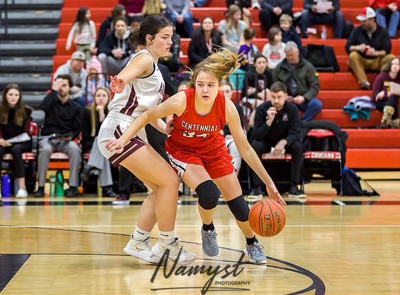 Centennial vs Anoka Girls Varsity Basketball 044