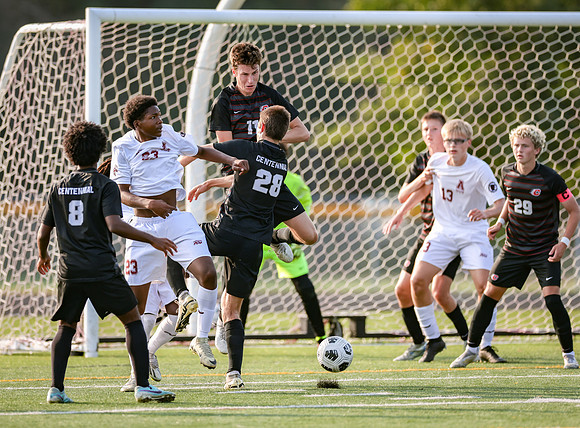 Centennial vs Anoka Varsity Soccer 86