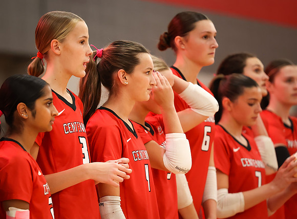 Centennial vs Anoka Girls Varsity Volleyball 25