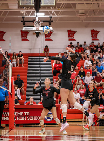 Centennial vs Mounds View Girls Varsity Volleyball 134