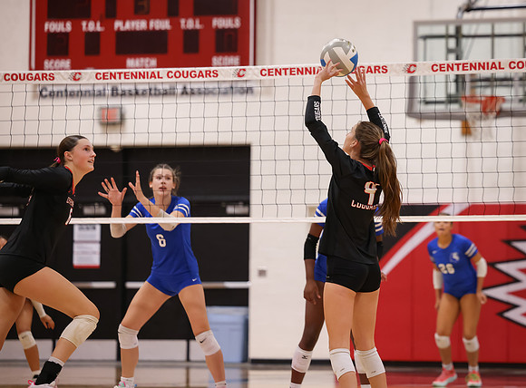 Centennial vs Hopkins Girls Varsity Volleyball 154