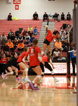 Centennial vs Anoka Girls Varsity Volleyball 375
