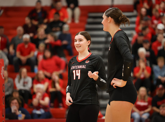 Centennial vs Blaine Girls Varsity Volleyball 34