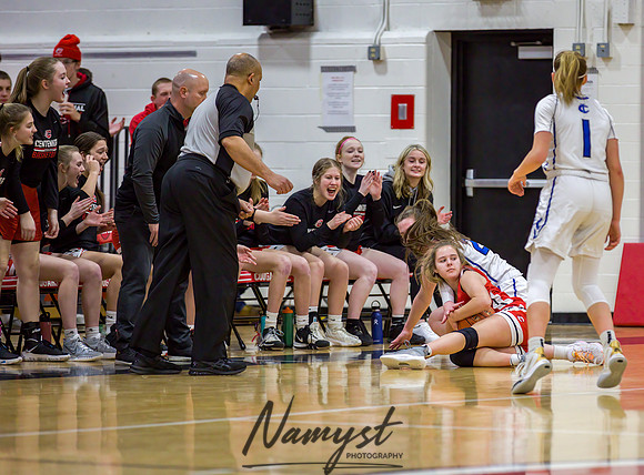Centennial vs Cambridge-Isanti Girls Varsity Basketball 086