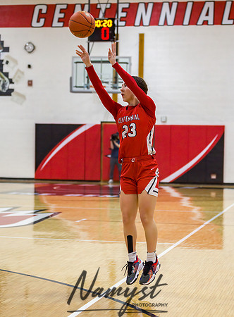 Centennial vs Spring Lake Park Girls Varsity Basketball 052