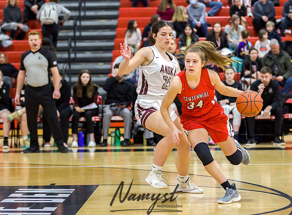 Centennial vs Anoka Girls Varsity Basketball 045